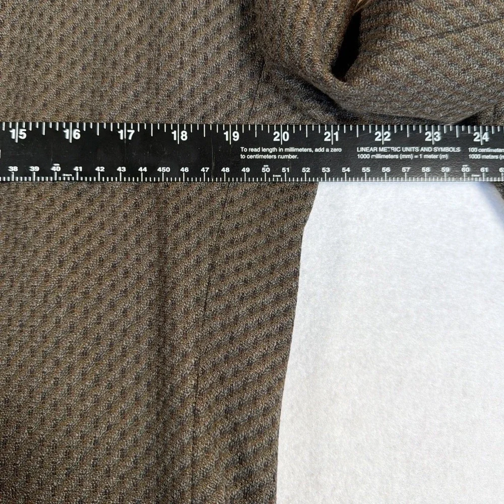 Tallia Uomo Mens 42R Brown Worsted Wool 3-Button‎ Blazer Sport Coat Vintage USA